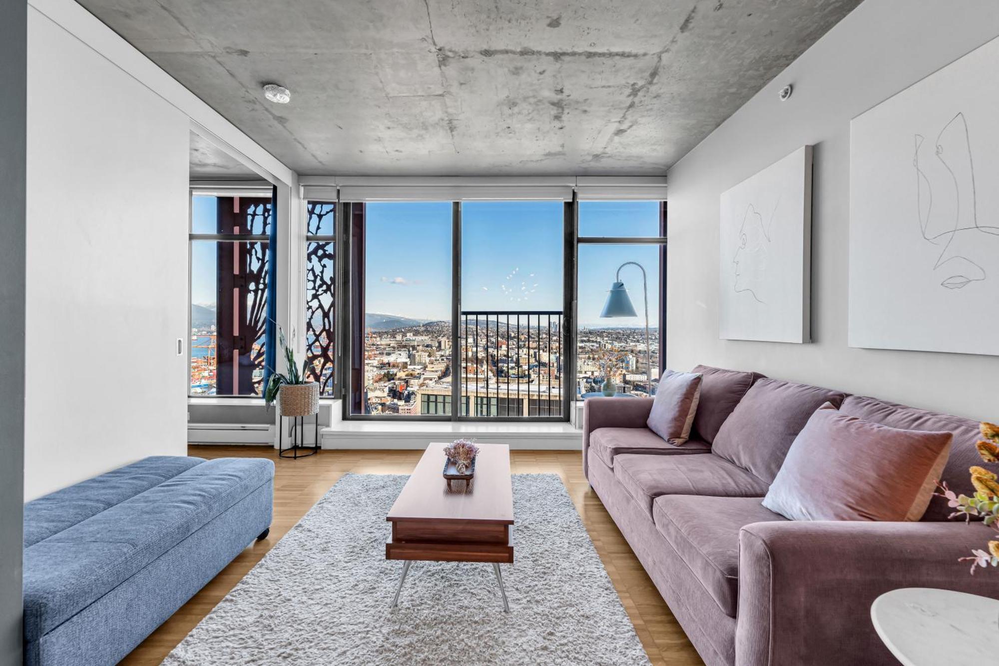 Water Views, 40Th Floor Sub-Penthouse! Entire Condo In The Heart Of Vancouver City Centre Dış mekan fotoğraf