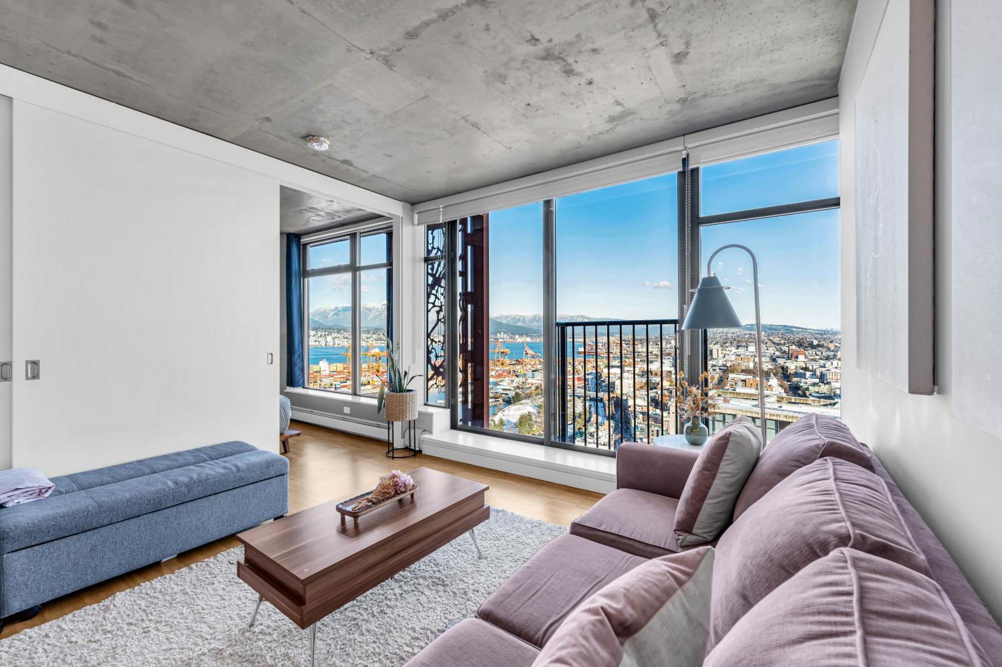 Water Views, 40Th Floor Sub-Penthouse! Entire Condo In The Heart Of Vancouver City Centre Dış mekan fotoğraf